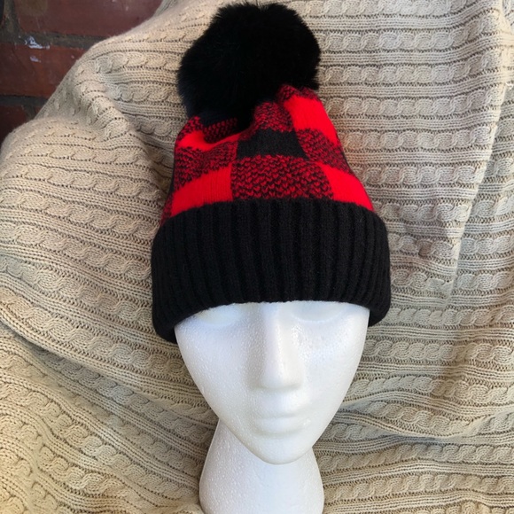 BUFFALO CHECK KNIT HAT - Picture 1 of 4